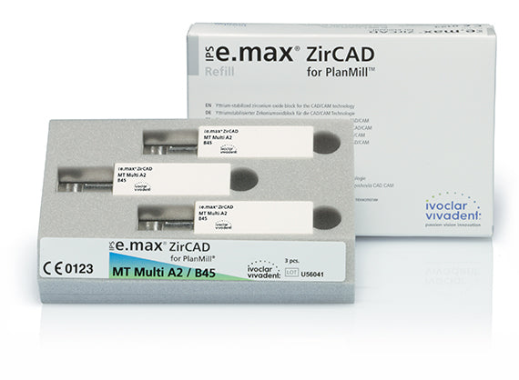 IPS e.max CAD for Planmill LT A3.5 A16(MD)/5